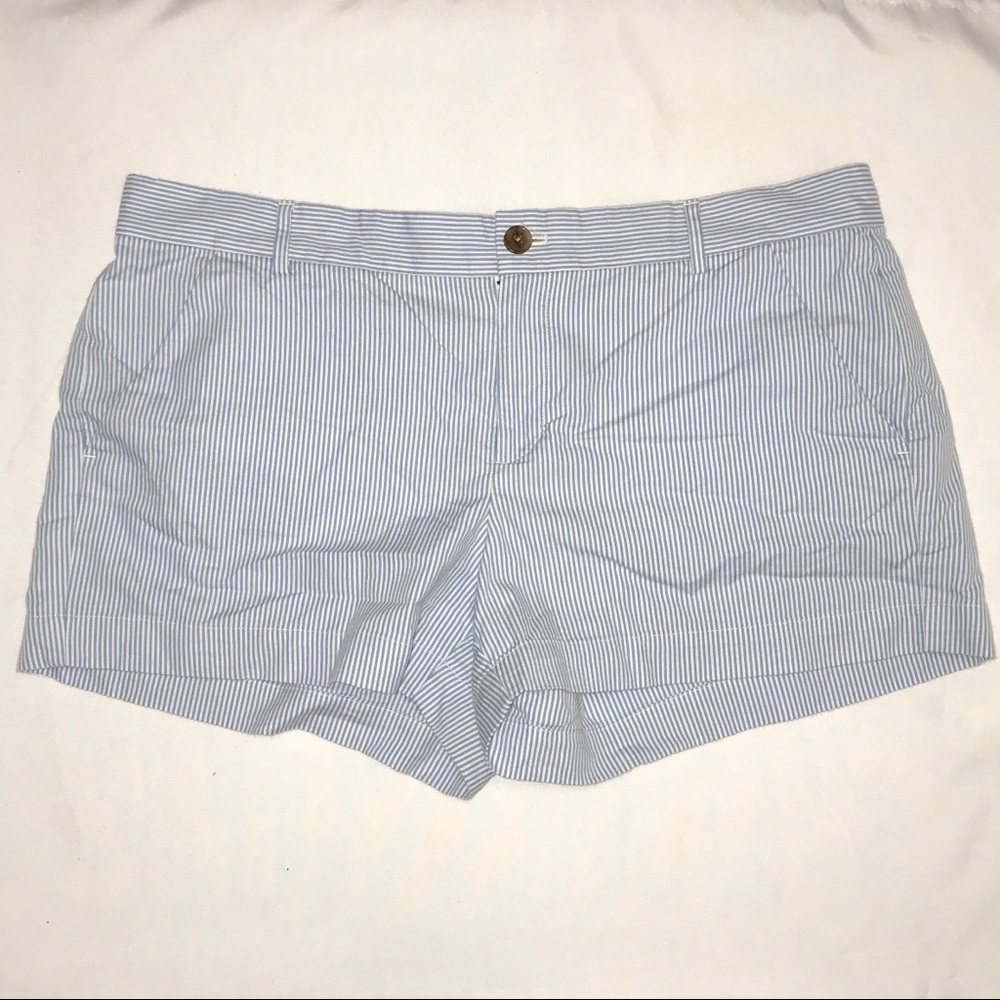 Gap women’s striped shirt pin stripes seersucker
